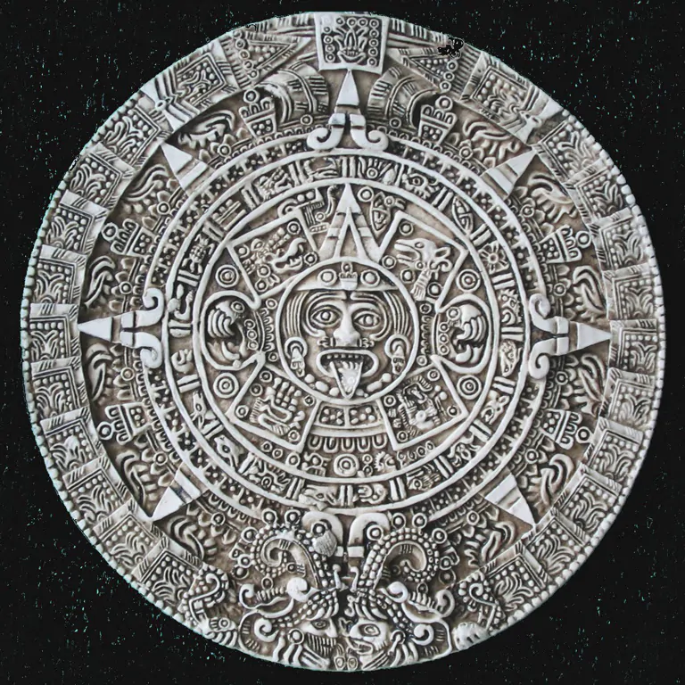 Полиуретановая форма для панно Календарь Майя F2110